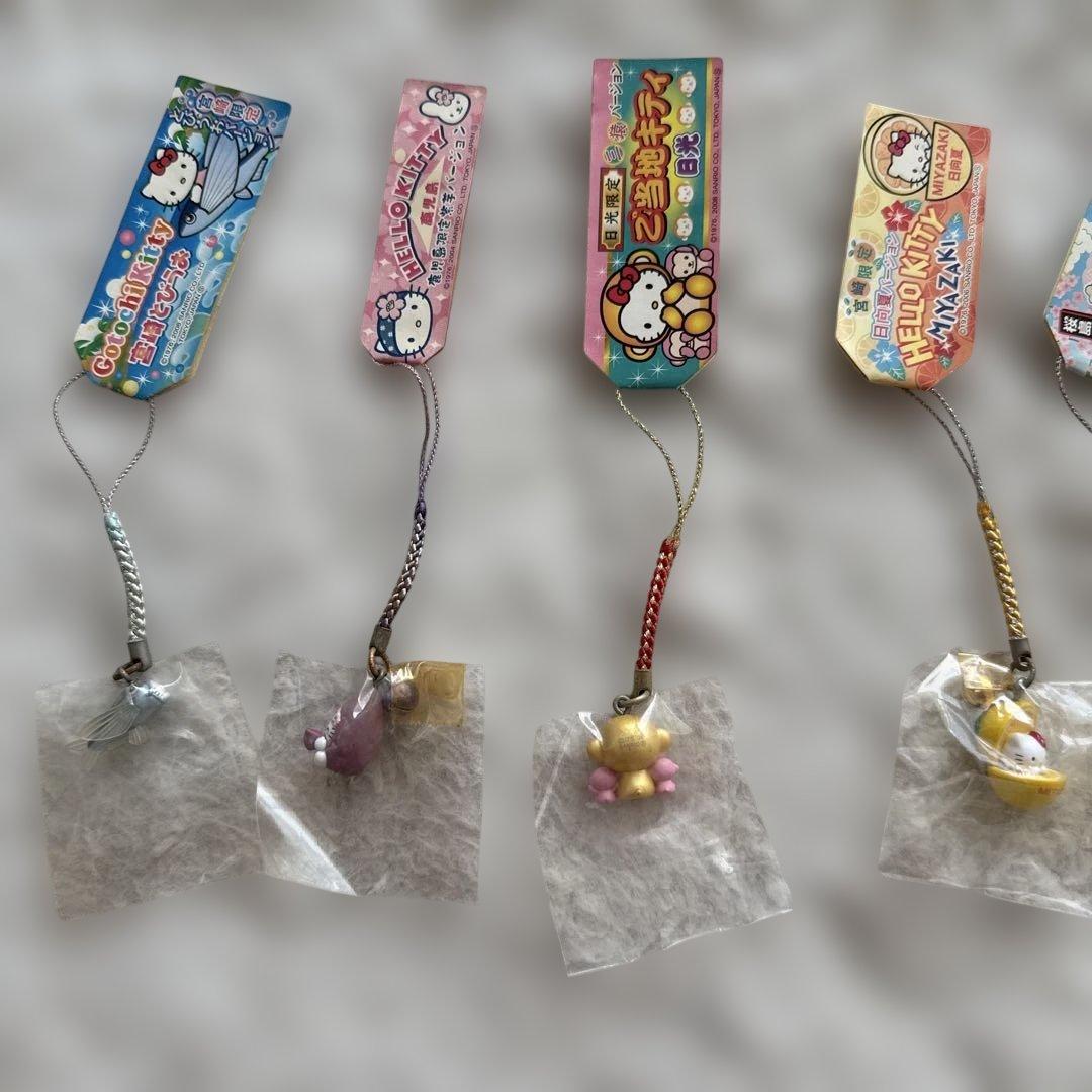 ハローキティ 根付けストラップセット