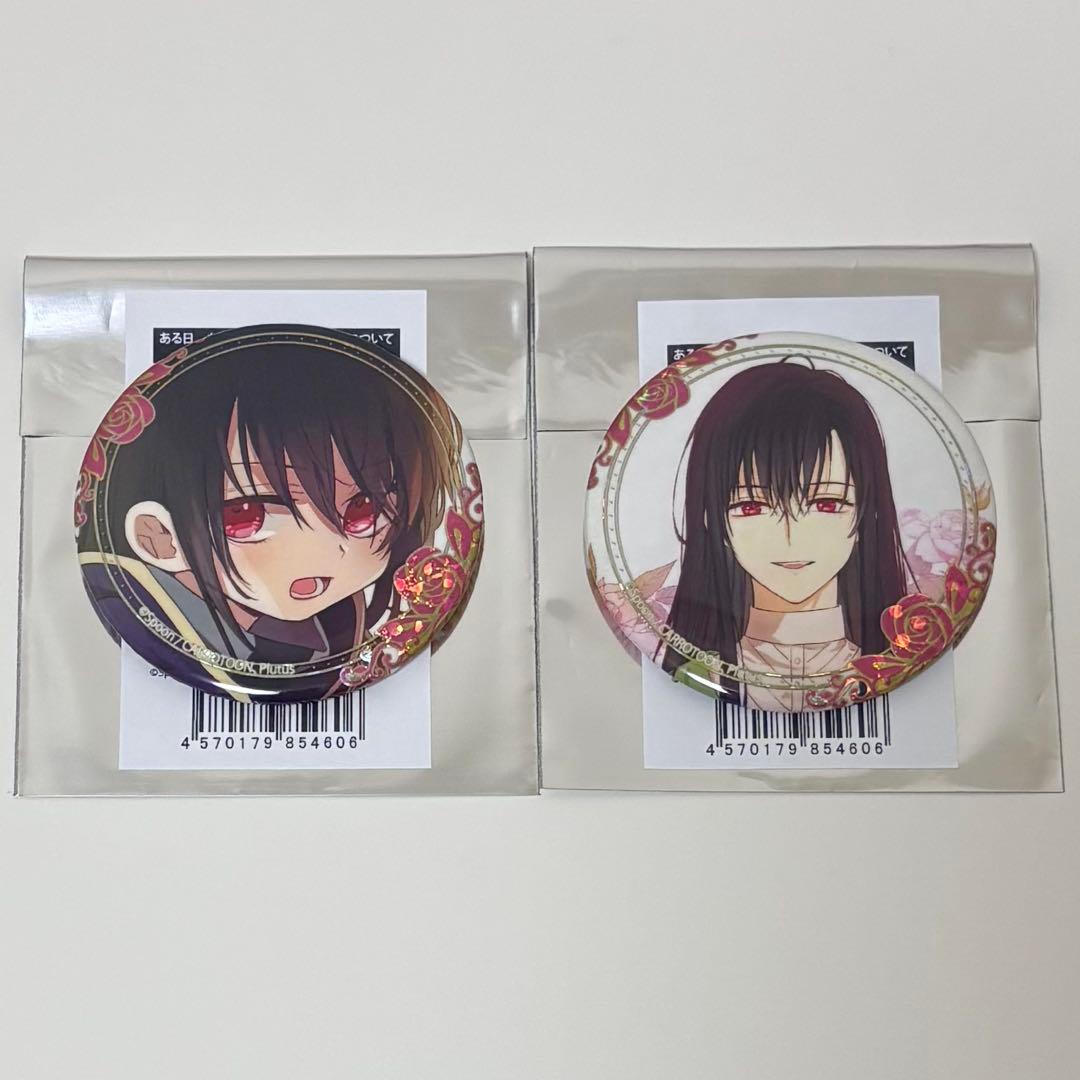 ある日、お姫様になってしまった件について ホログラム缶バッジ