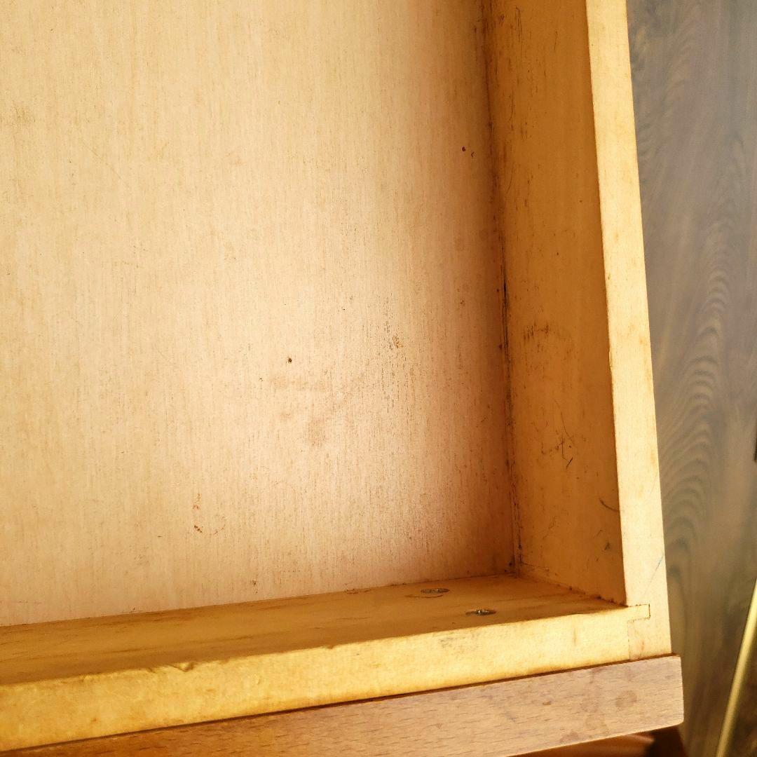 昭和 レトロ 家具 アンティーク 棚 シェルフ カリモクカグ 花台 電話台