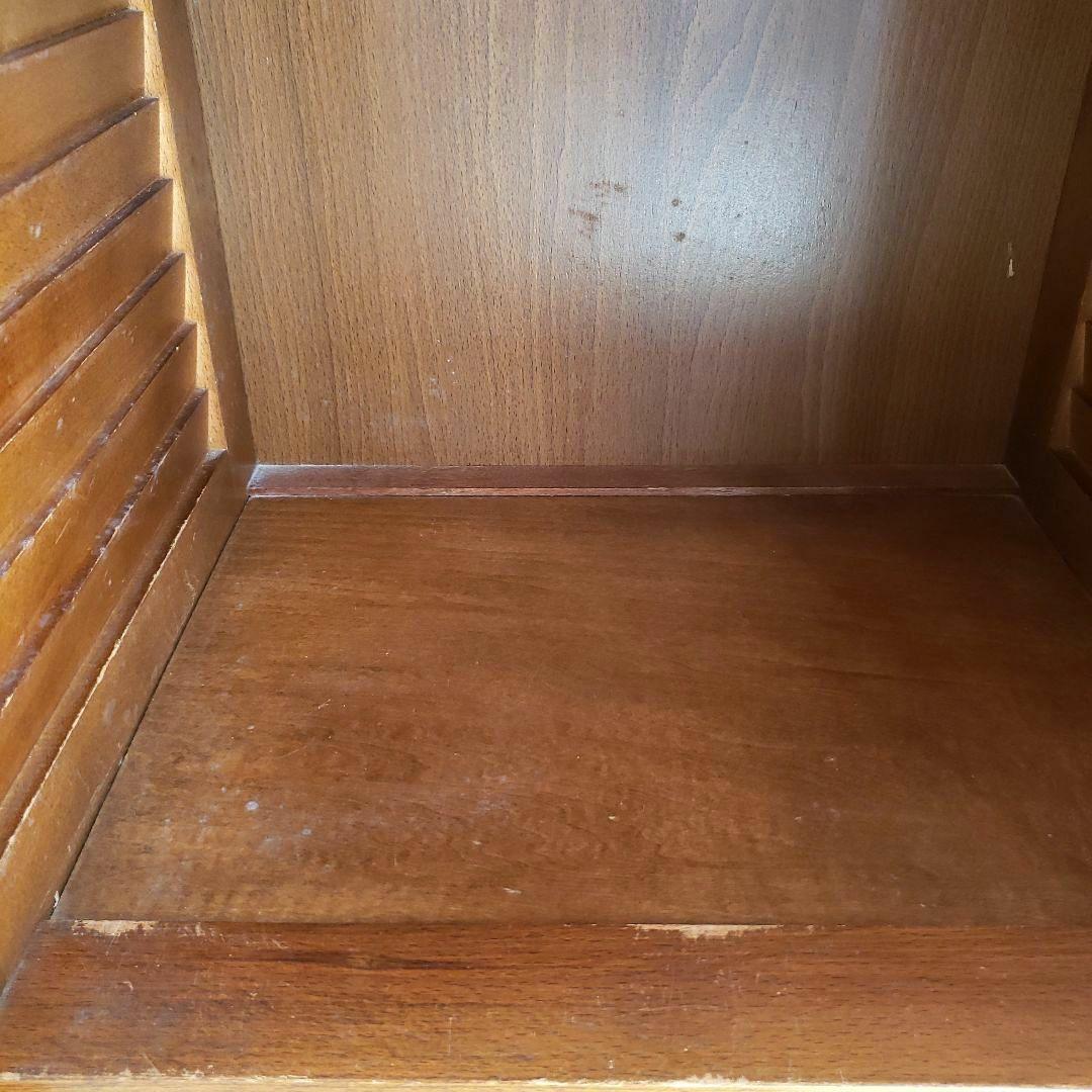 昭和 レトロ 家具 アンティーク 棚 シェルフ カリモクカグ 花台 電話台