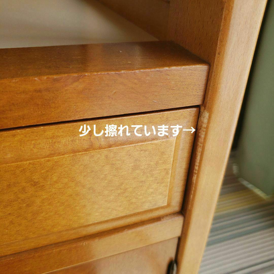 昭和 レトロ 家具 アンティーク 棚 シェルフ カリモクカグ 花台 電話台