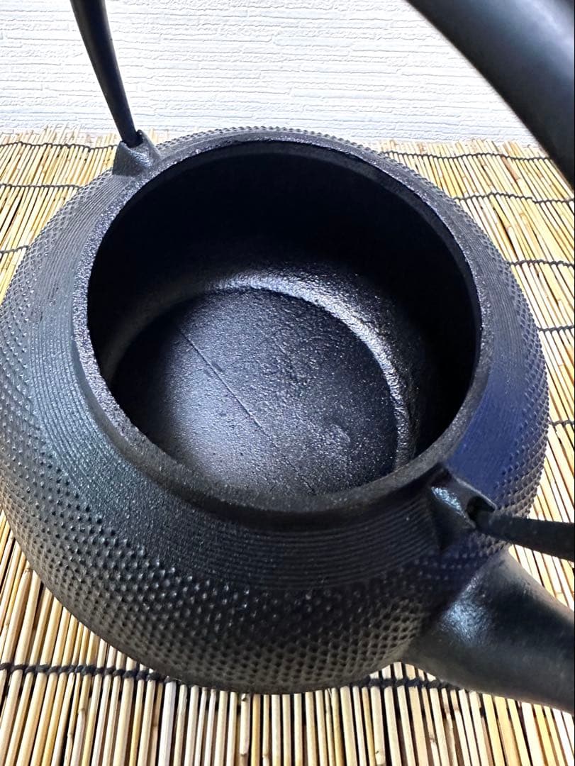 未使用品、供箱等付属品付 南部霞銘 南部池永造 20型筋目アラレ 南部