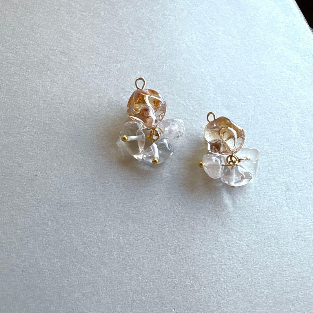 no.201 捻りガラスと鏡氷のquartz