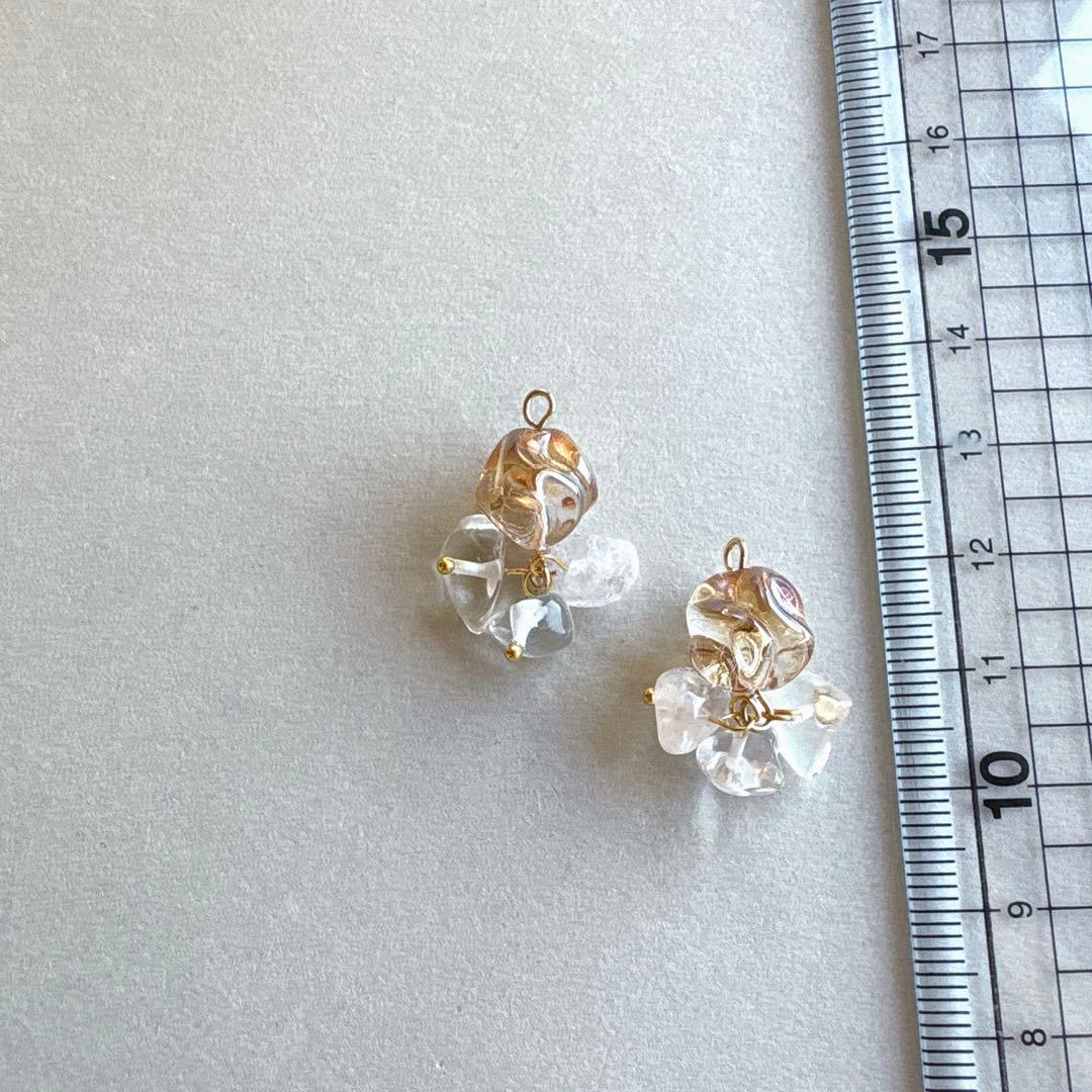 no.201 捻りガラスと鏡氷のquartz