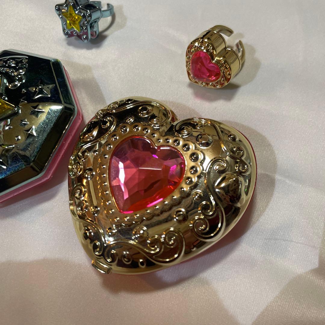 セボンスター チャーミーパクト 夢の馬車 ほし ハート リボン 35周年