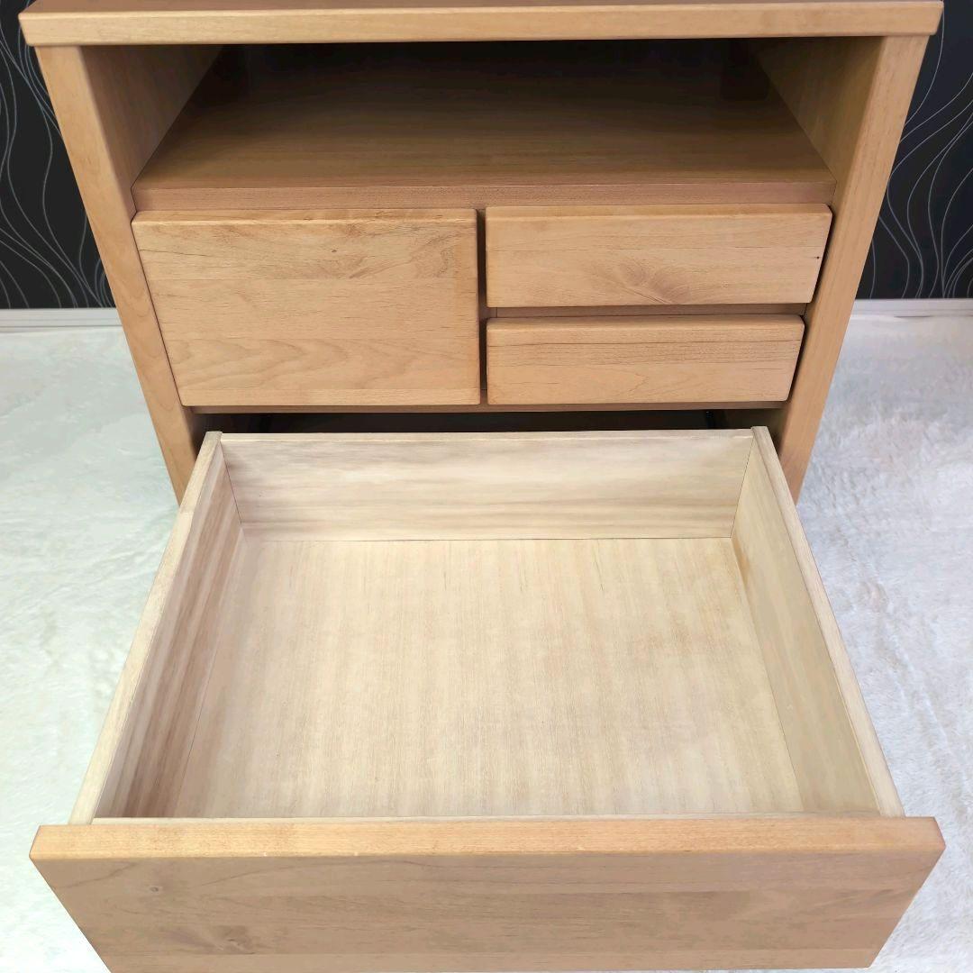 りり　美品 サンコウ AVチェスト ティアラ 60-2NA 棚 チェスト