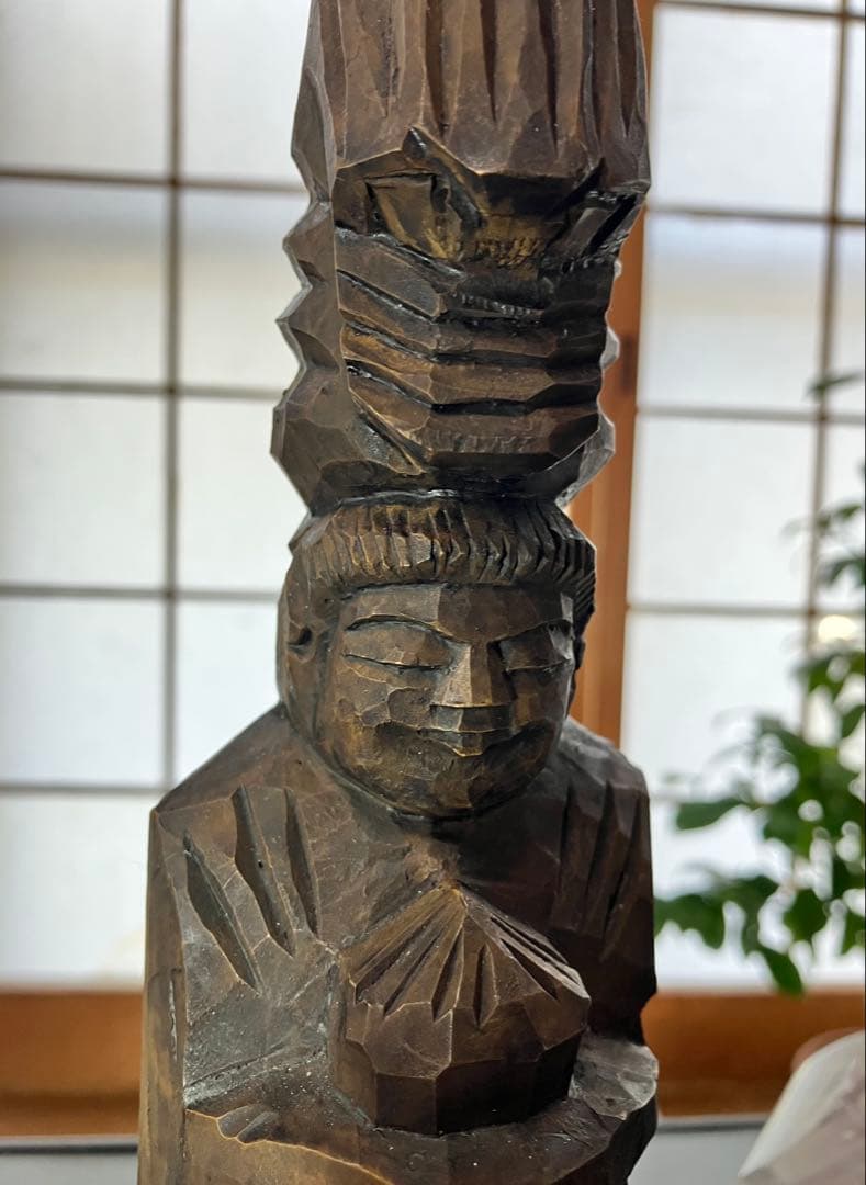 円空仏　飛騨高山　津田彫刻　一位一刀彫　亮佳作