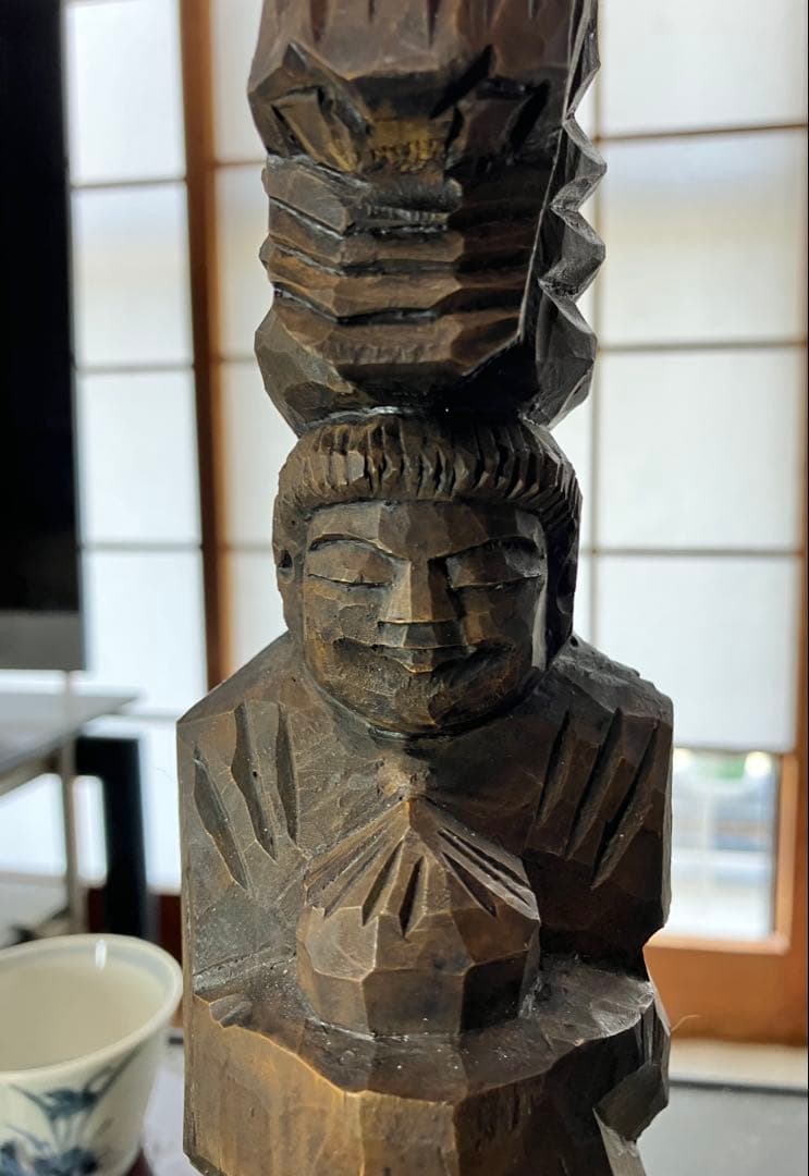 円空仏　飛騨高山　津田彫刻　一位一刀彫　亮佳作