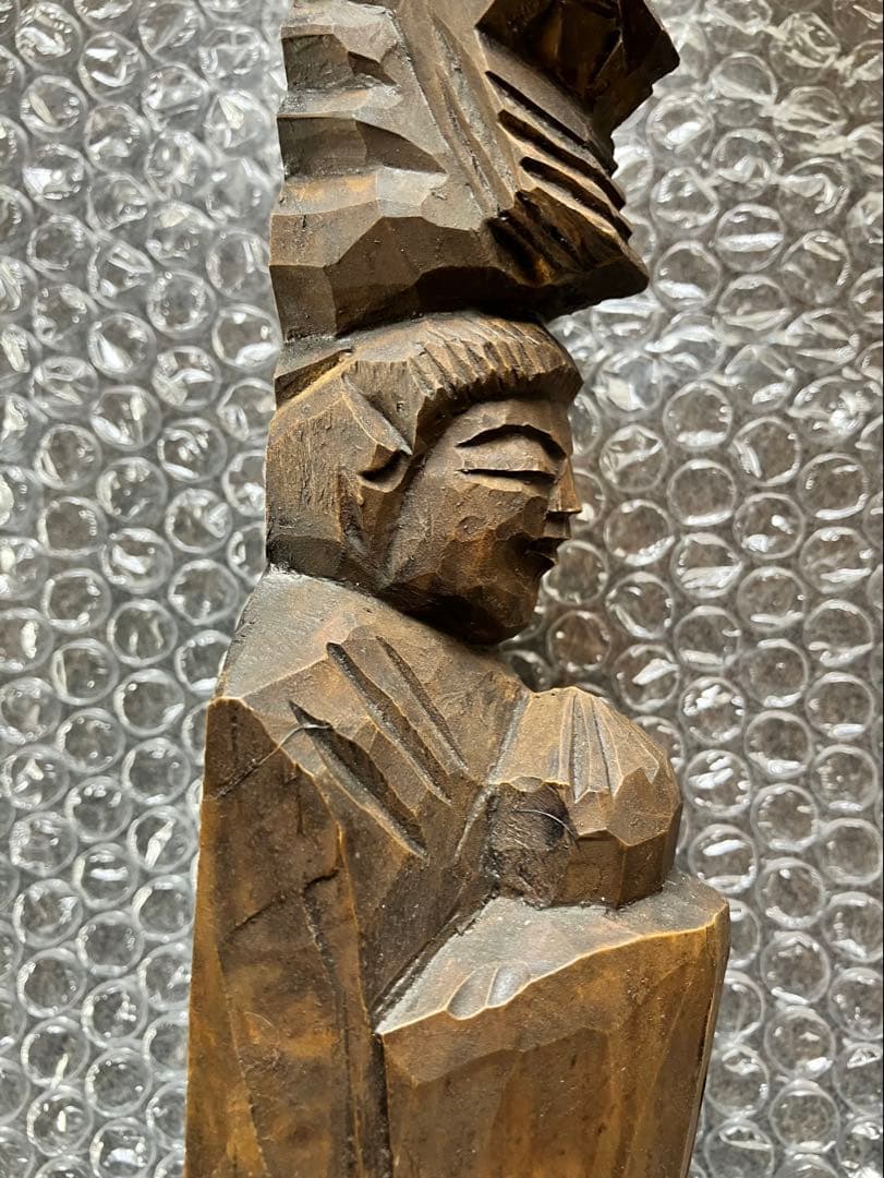 円空仏　飛騨高山　津田彫刻　一位一刀彫　亮佳作