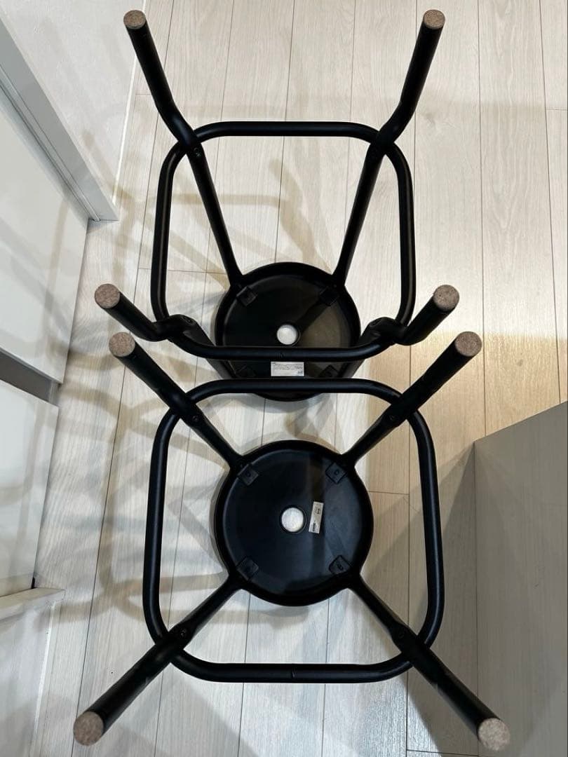 IKEA イケア ロースコグ カウンターチェア　ブラック　廃盤　2セット