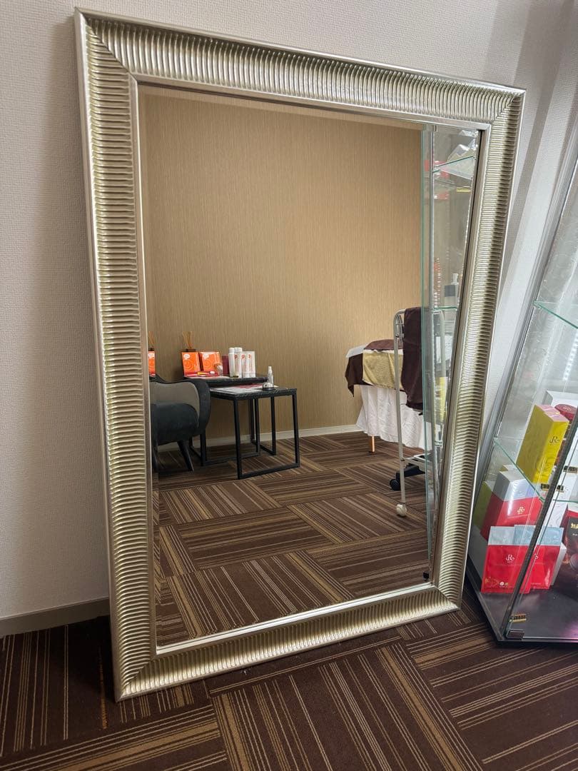 SONGE 壁掛け鏡 91x130 cm ゴールド　おしゃれ姿見