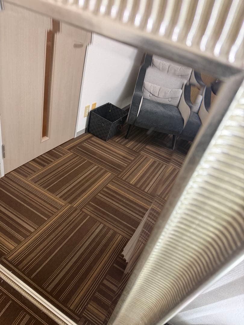 SONGE 壁掛け鏡 91x130 cm ゴールド　おしゃれ姿見