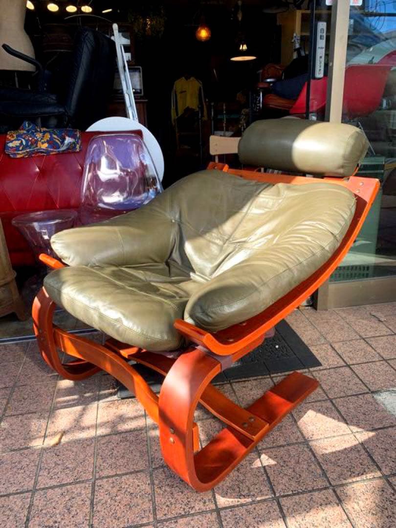 1970年代　ネロクラーケン　ヴィンテージアームチェア・オットマン