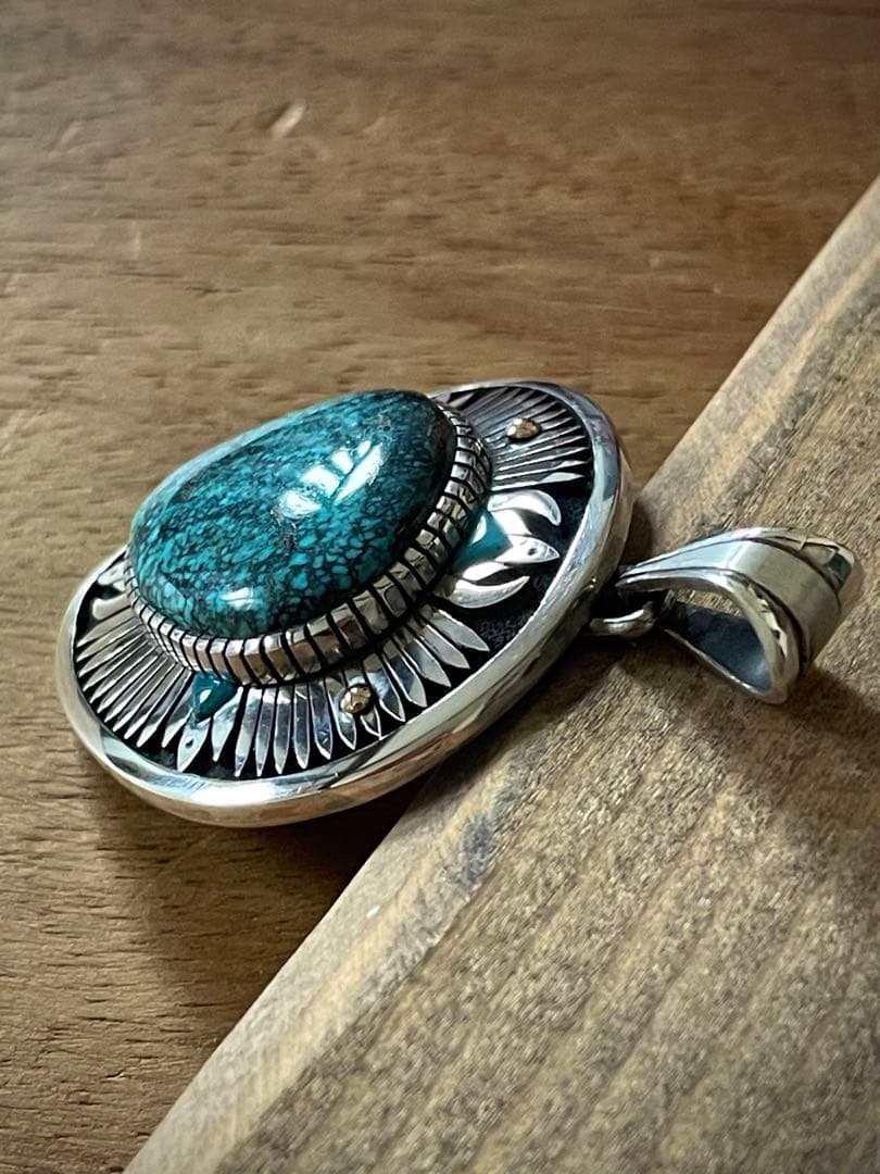 Ryo’s Smith オールドキングマン K18 サンバースト ペンダント