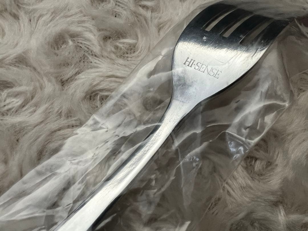 福田繁雄　カトラリー　福田繁雄デザインフォーク“左曲がりフォーク”