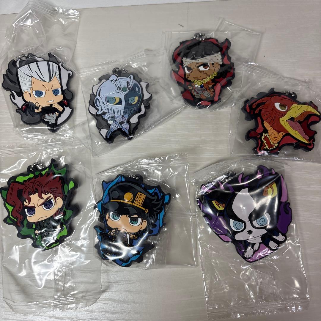 ジョジョの奇妙な冒険 ラバーストラップ 7個セット - メルカリ