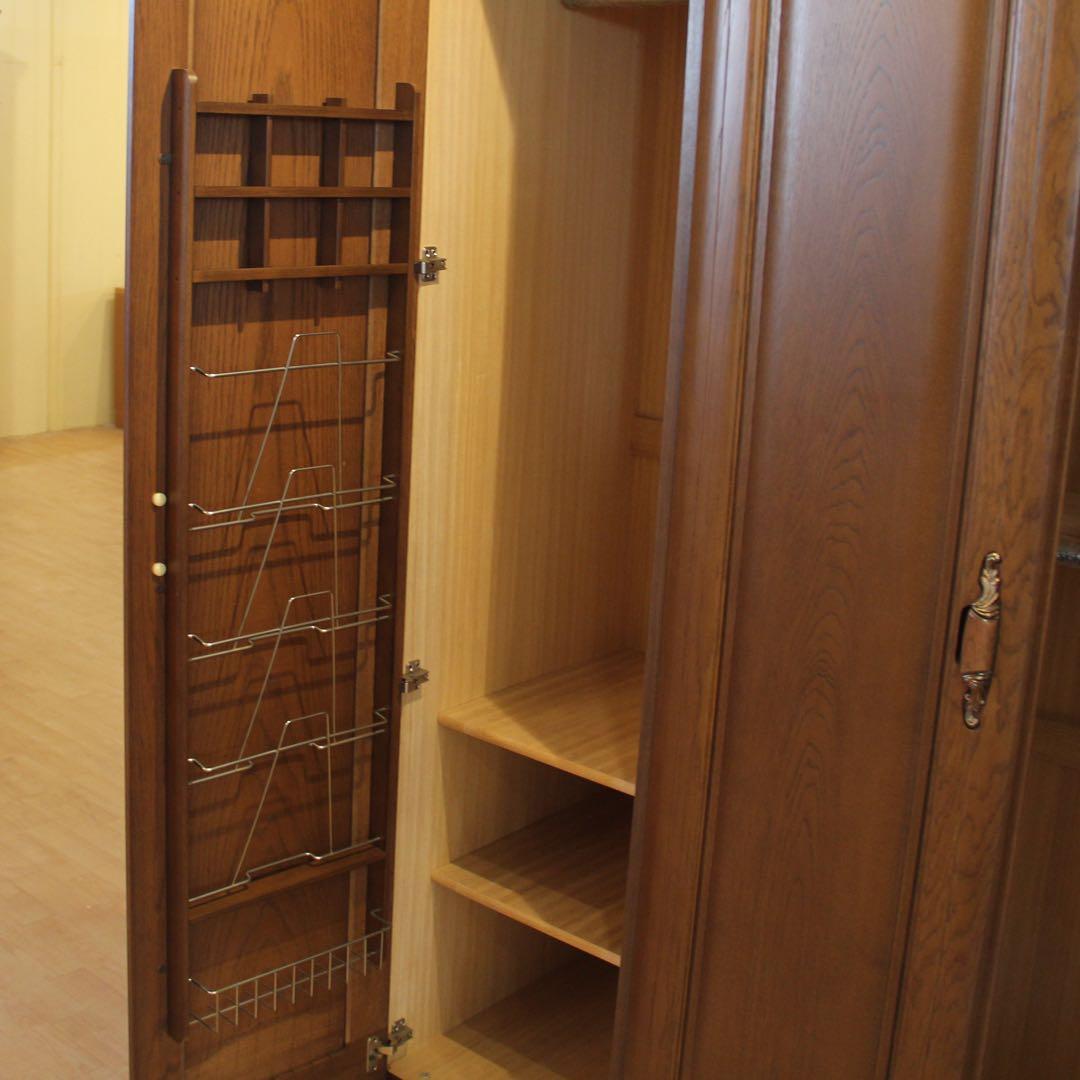 家具店展示品未使用品 、国産高級洋服タンス ナラ材 - メルカリ