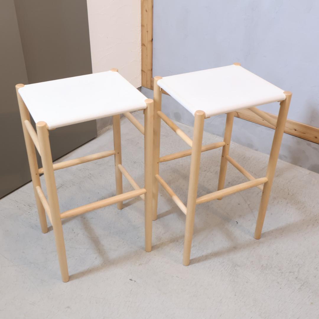 マルニコレクション ライトウッド ハイスツール メープル材 カウンターチェア