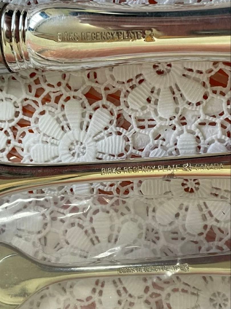 BIRKS カトラリーセット 6客セット木箱に入り