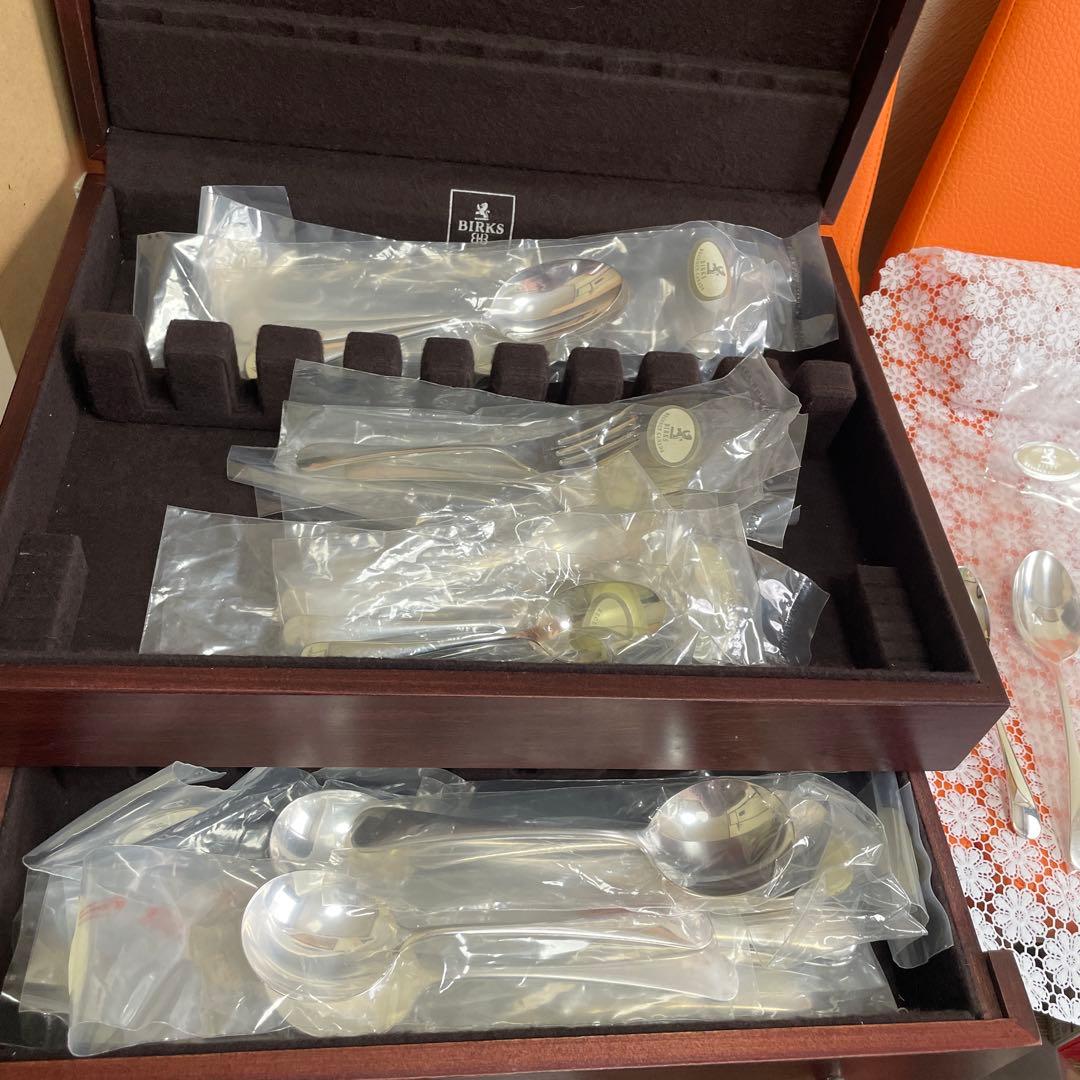 BIRKS カトラリーセット 6客セット木箱に入り