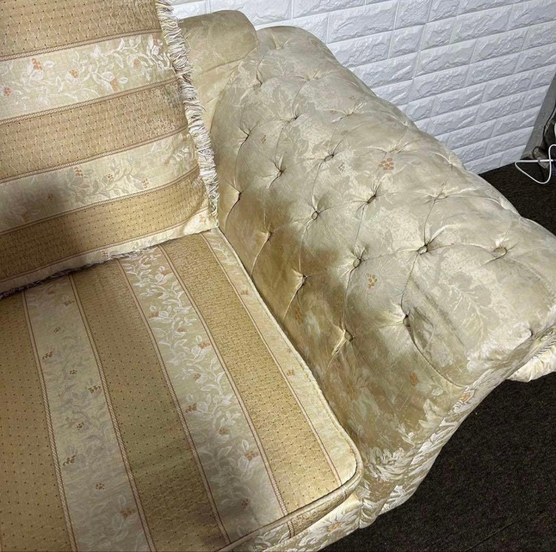 イタリア製 高級ソファ 1人掛け アンティーク 姫系 おしゃれ