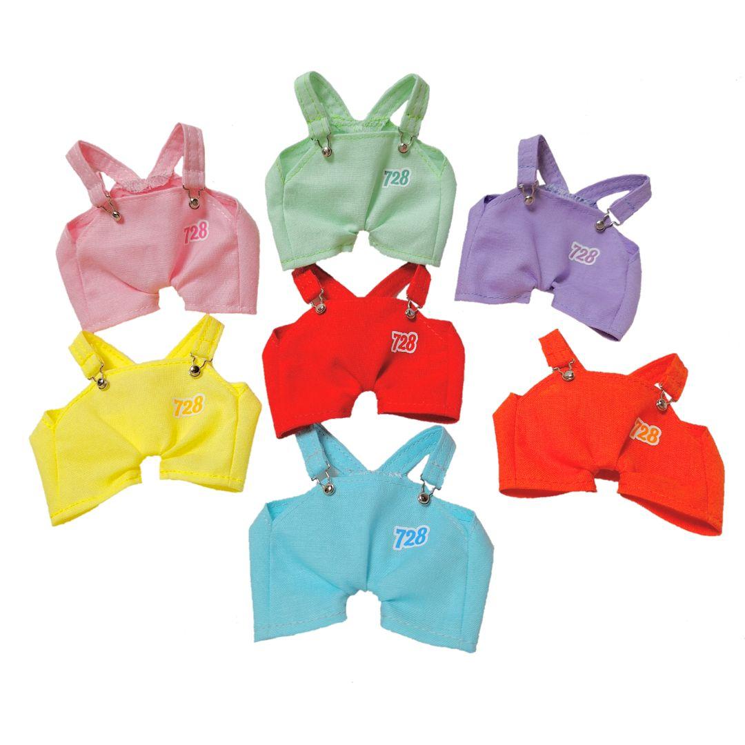 SALE なにわ男子 ちびぬい ぬいぐるみ 服 衣装 オーバーオール 指人形