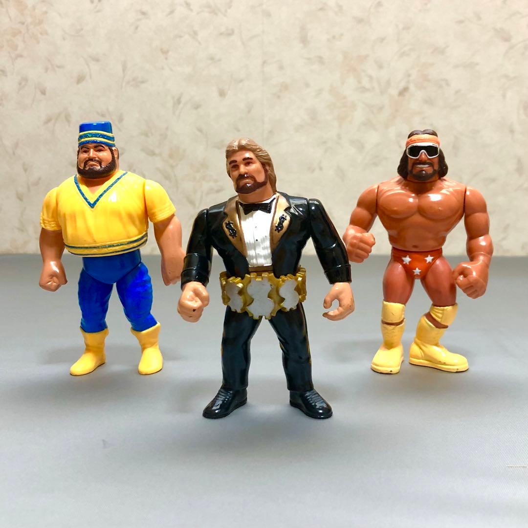 ハズブロ WWF ハルクホーガン他アクションフィギュア全12体 レスリングリング