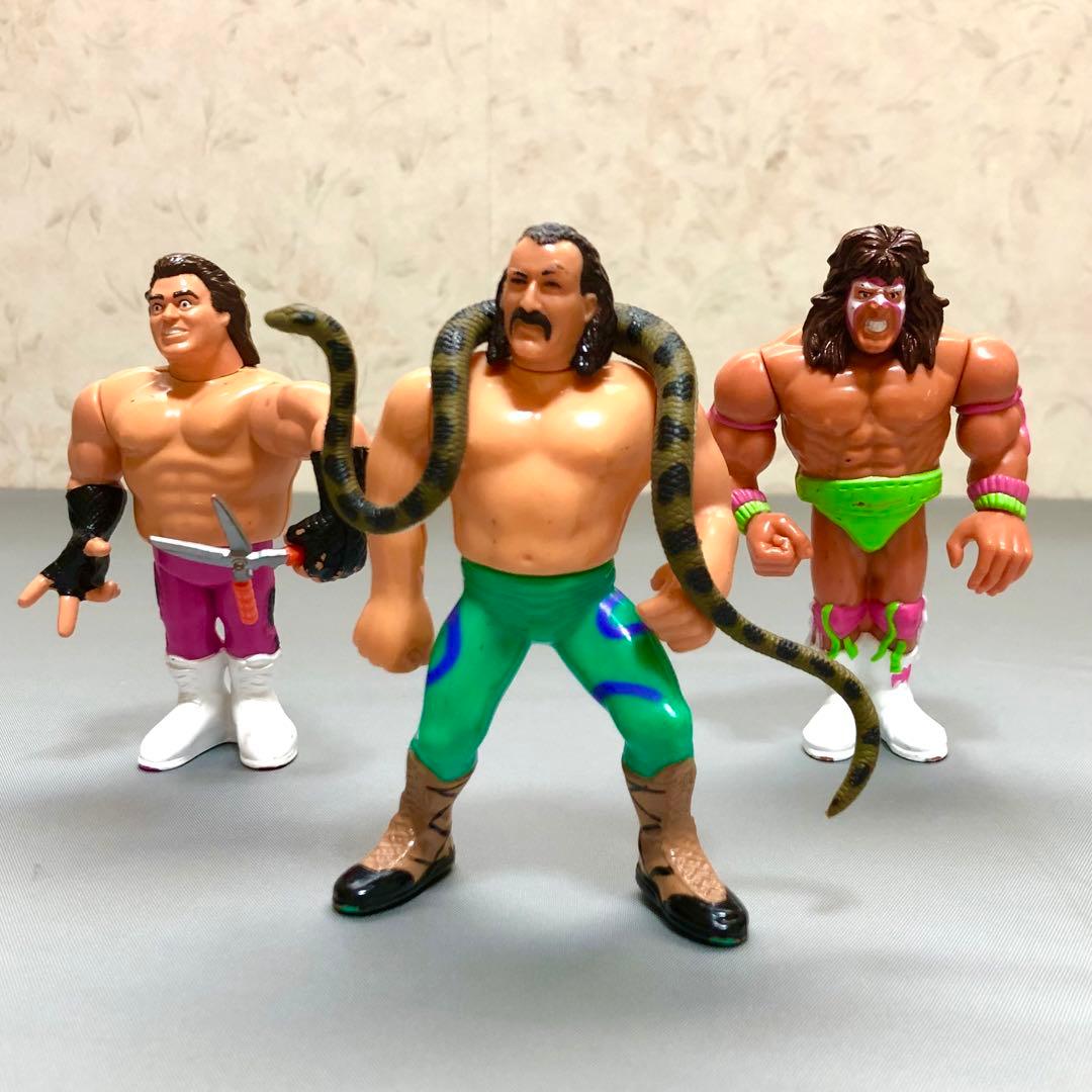 ハズブロ WWF ハルクホーガン他アクションフィギュア全12体 レスリングリング