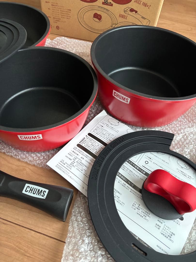 新品未使用⭐︎CHUMS 鍋・フライパンセット