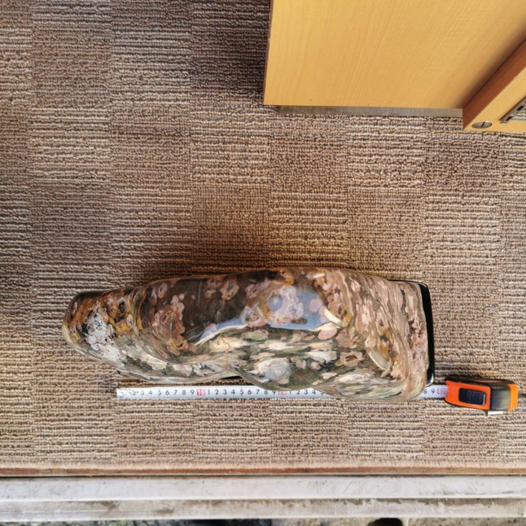 新潟産　牡丹石　14.8キロ　鑑賞石　石　置物　オブジェ　インテリア　菊花石