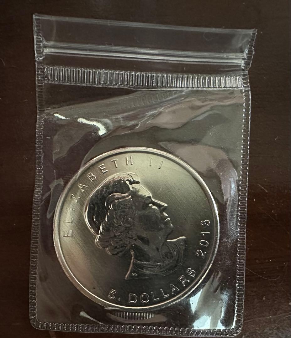 カナダ メイプルリーフ 純銀 1oz 2013年