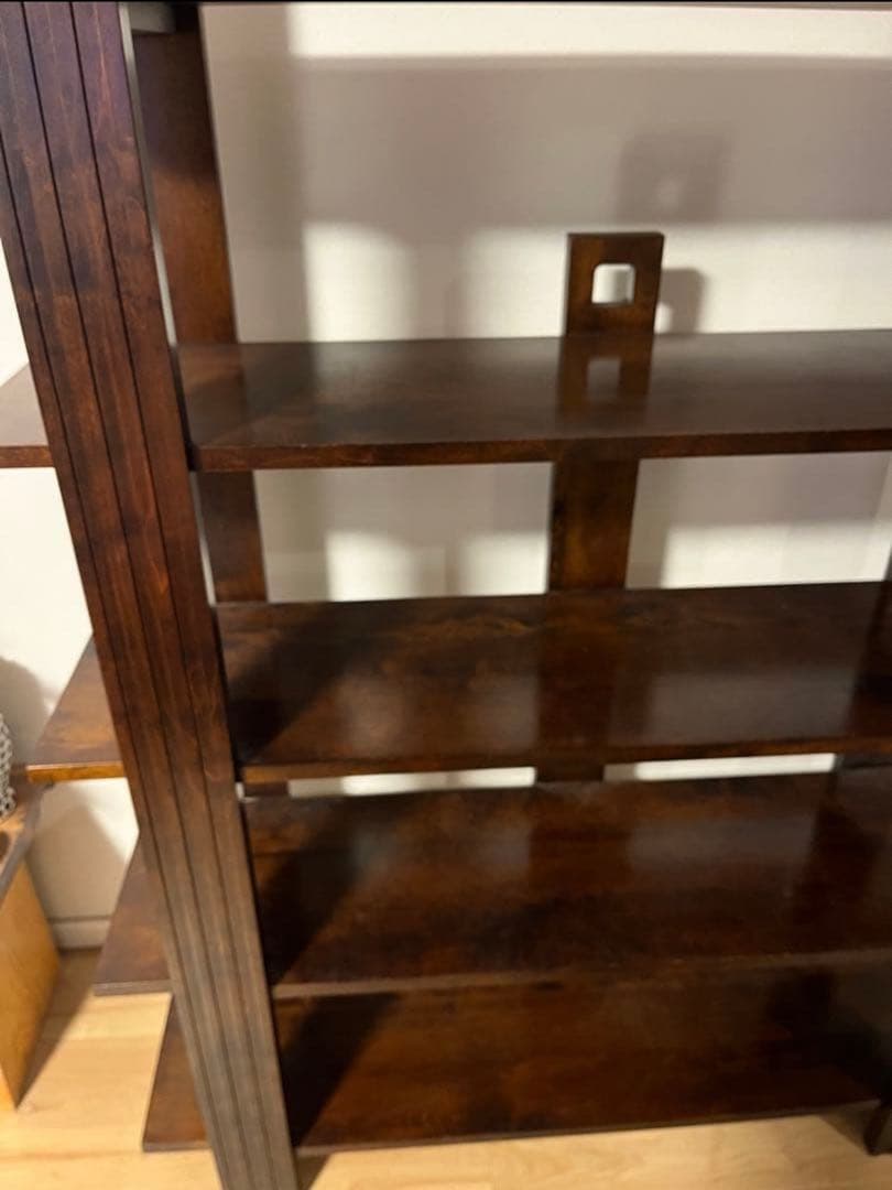 【特注品】284,400円 星野民藝 星野民芸 高級家具　飾り棚オープンシェルフ