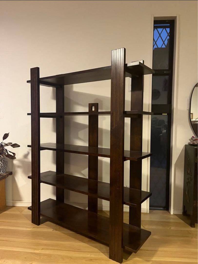 【特注品】284,400円 星野民藝 星野民芸 高級家具　飾り棚オープンシェルフ