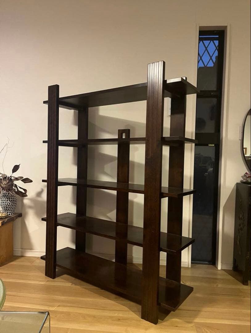 【特注品】284,400円 星野民藝 星野民芸 高級家具　飾り棚オープンシェルフ