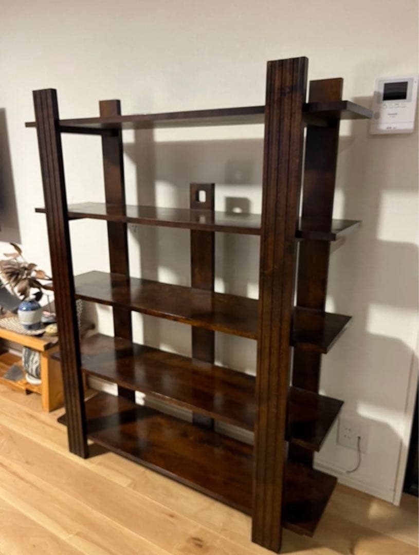 【特注品】284,400円 星野民藝 星野民芸 高級家具　飾り棚オープンシェルフ