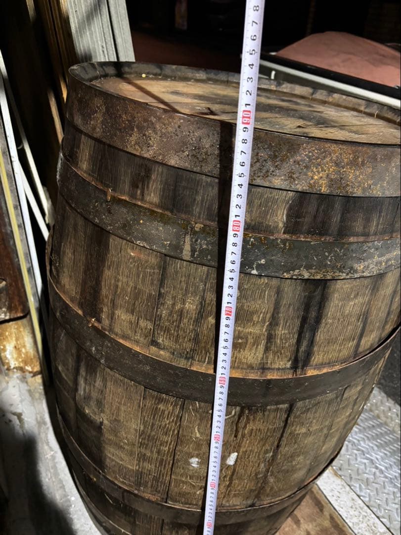 ワイン樽　✖️2つ【ばら売り可】木製バレル 高さ約90cm 直径約60cm