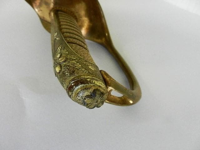 昭和初期の旧海軍士官儀礼用・指揮用サーベル型軍刀 長剣模造刀 全長