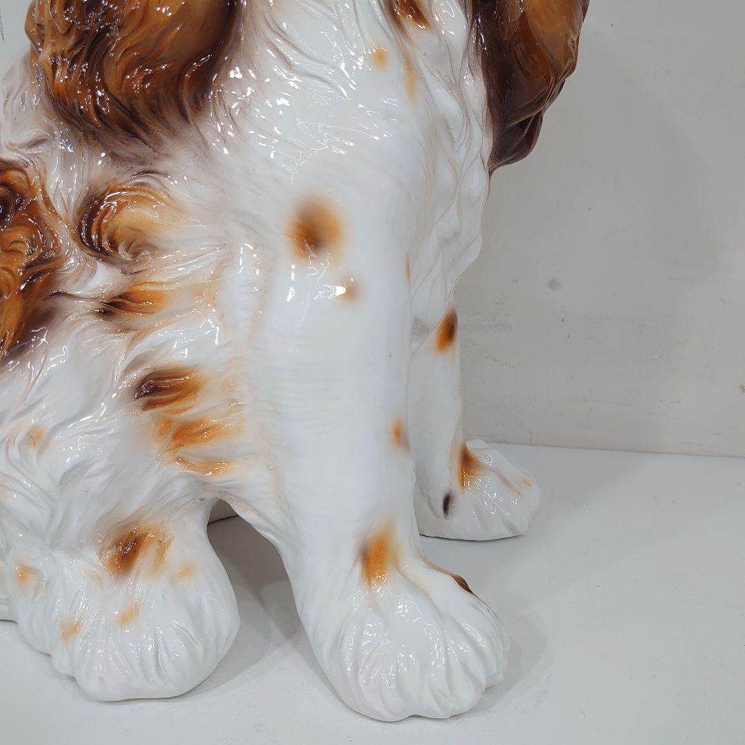 コッカースパニエル 陶器 犬の置物 陶製