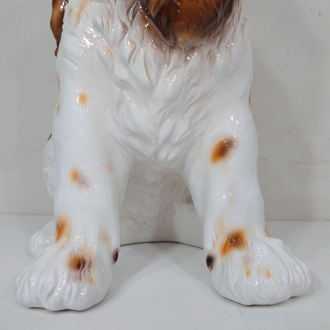 コッカースパニエル 陶器 犬の置物 陶製