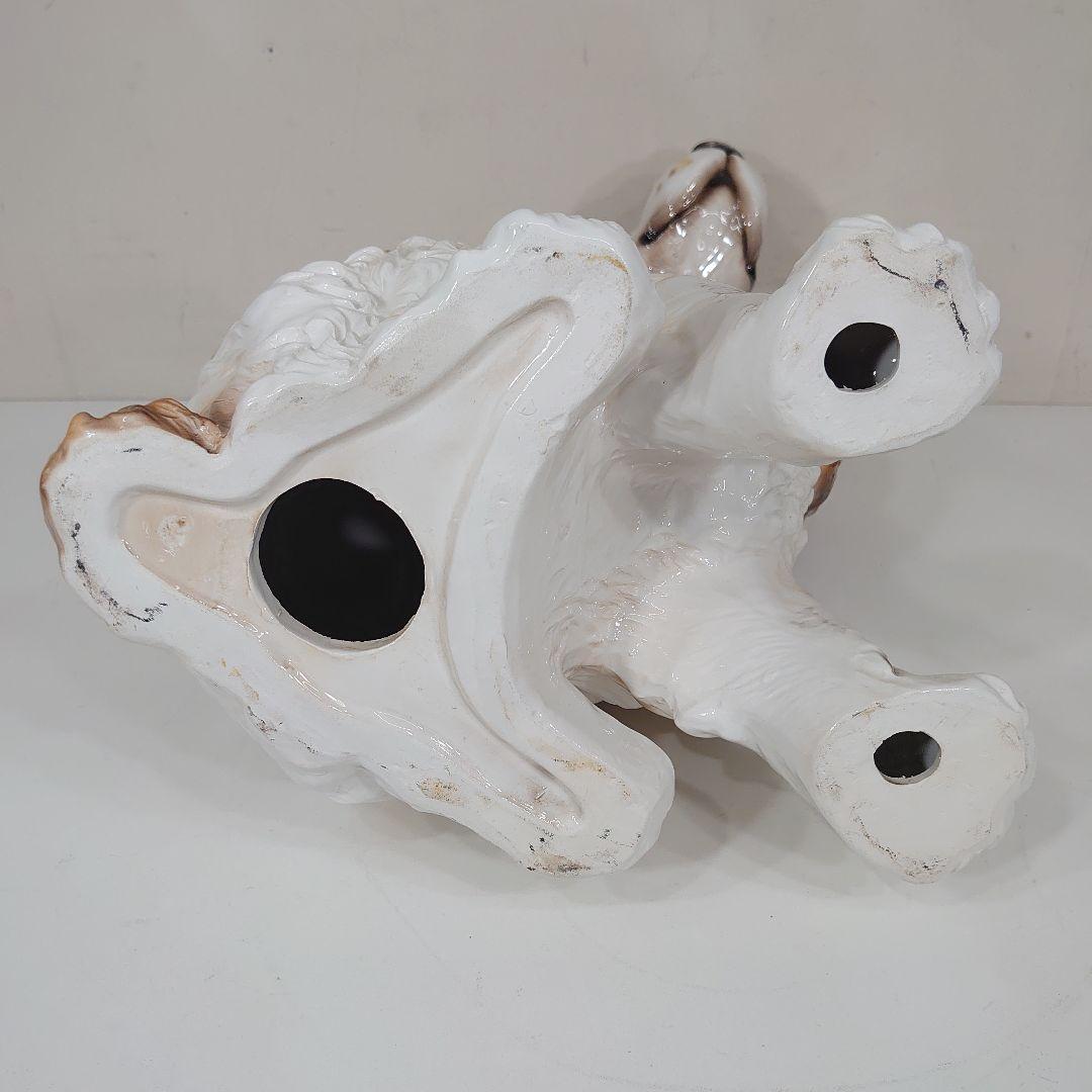 コッカースパニエル 陶器 犬の置物 陶製