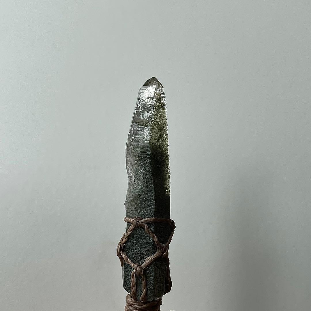 ヒマラヤ水晶 ガネッシュヒマール ＊ マクラメペンダント ネックレス 57