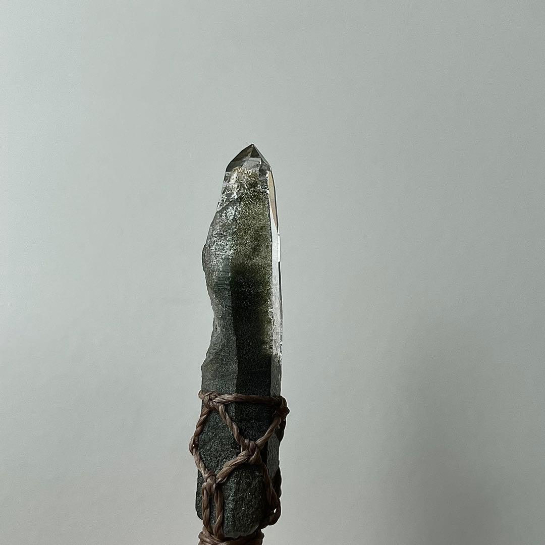 ヒマラヤ水晶 ガネッシュヒマール ＊ マクラメペンダント ネックレス 57