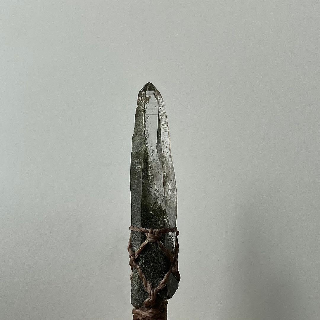 ヒマラヤ水晶 ガネッシュヒマール ＊ マクラメペンダント ネックレス 57