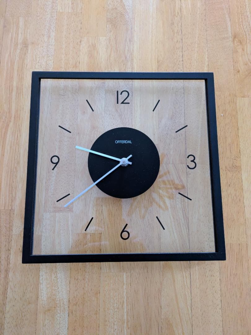 インターフォルム 掛け時計 CL-4424BK ラトゥリ ブラック 　新品未使用