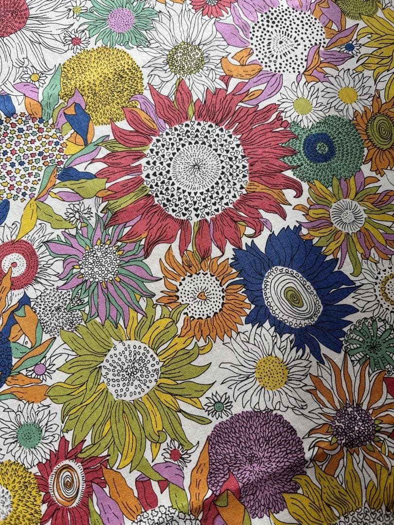 ハンドメイド　リバティ　巾着袋　アイアンシ　スモールスザンナ