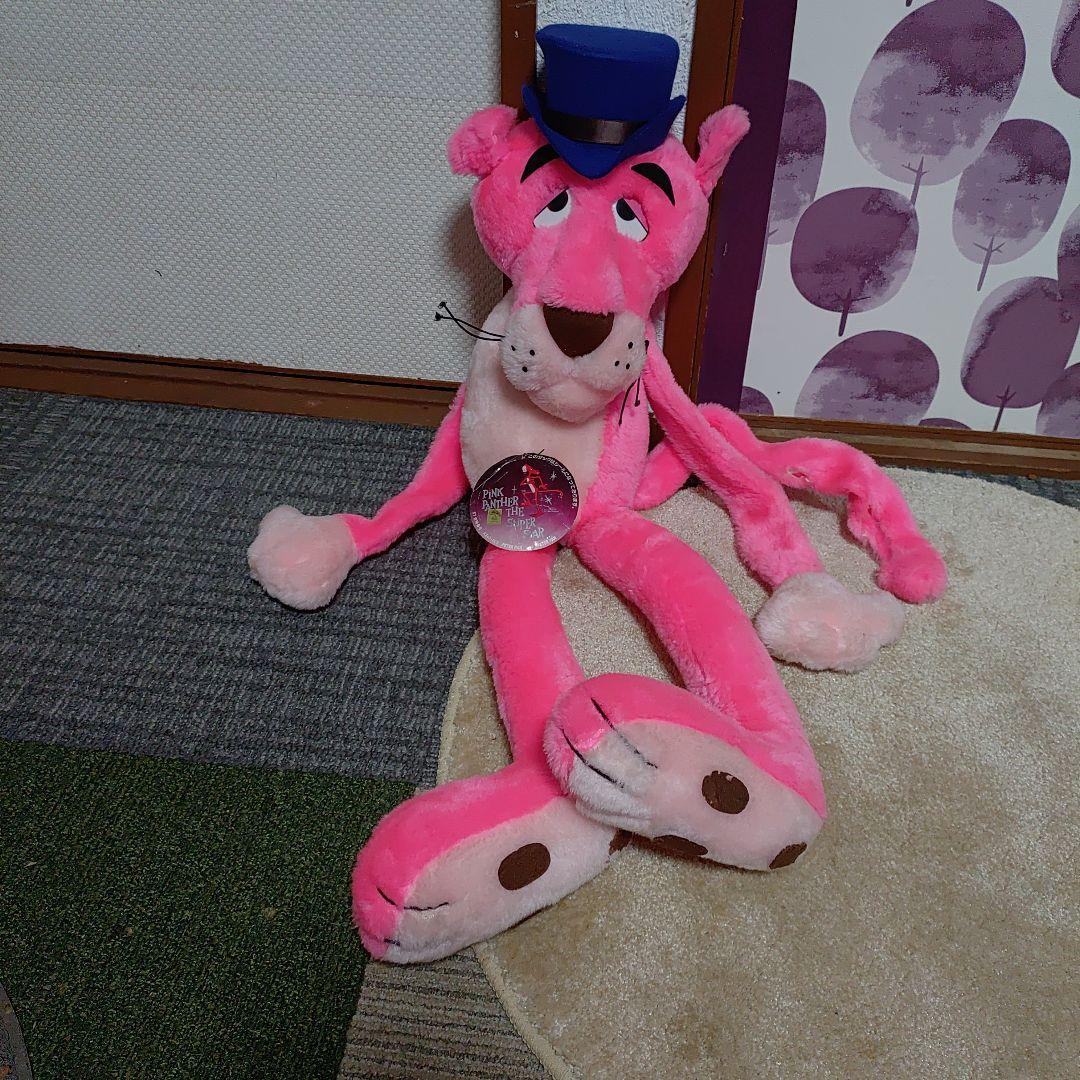 BIGサイズ 昭和レトロ ピンクパンサー ぬいぐるみ - メルカリ
