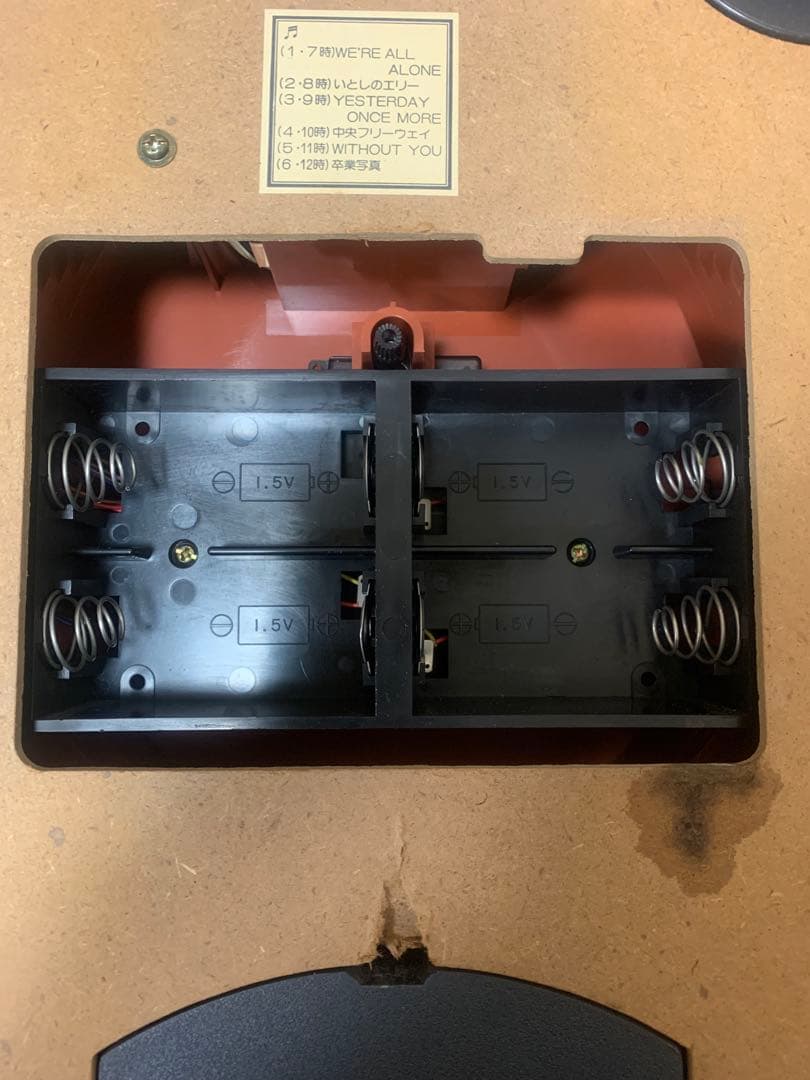 美品　Small World スモールワールド　からくり時計 リズム6曲