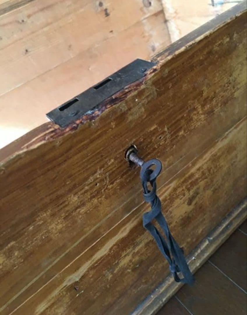 フランスアンティーク ブランケットボックス