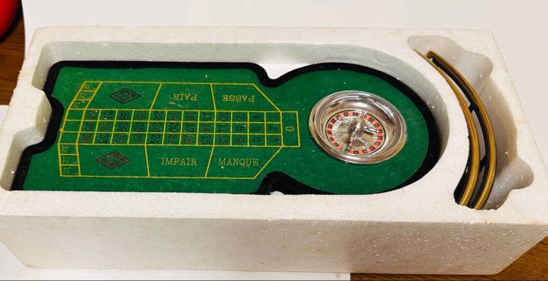 値下げミニチュア ルーレットテーブルセットMINIDELUXE ROULETTE