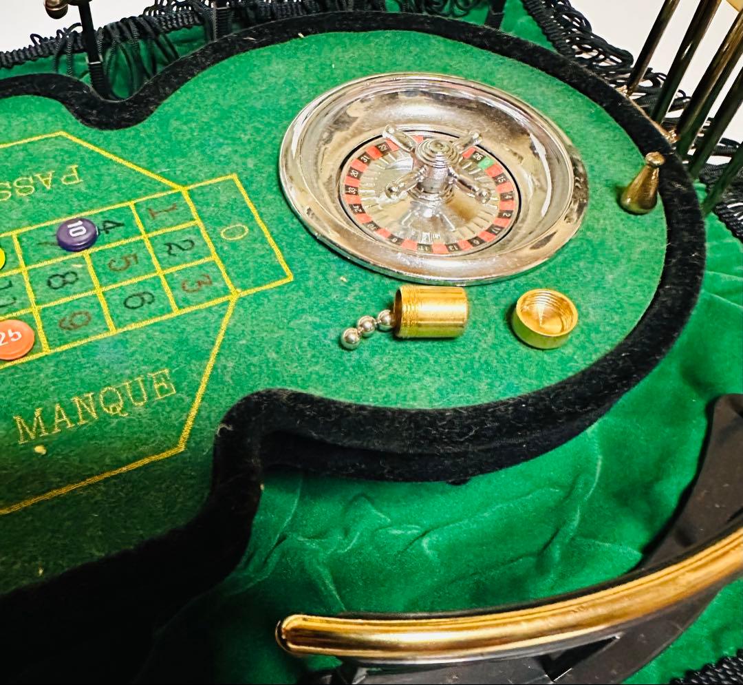 値下げミニチュア ルーレットテーブルセットMINIDELUXE ROULETTE